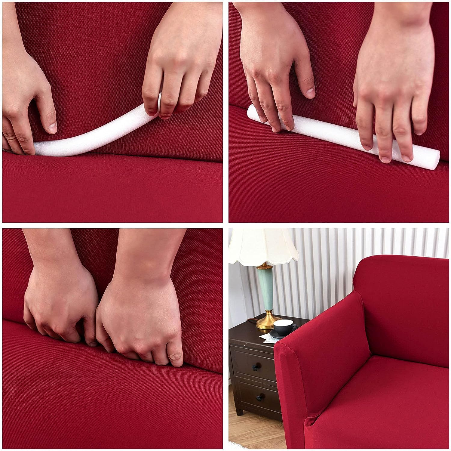 Cecaro Group Copridivano 4 posti nero elasticizzato