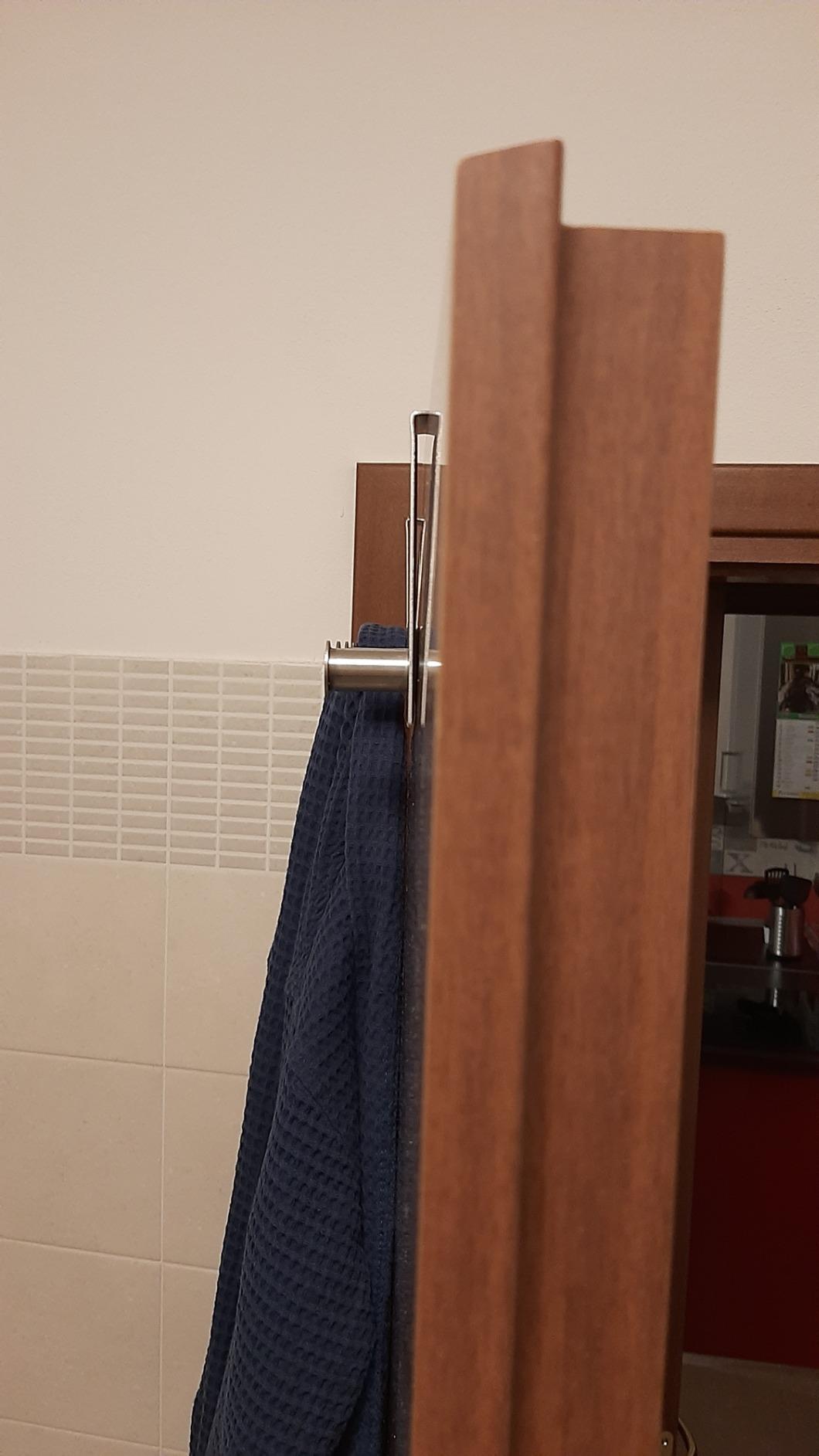 Wenko Celano attaccapanni da porta 6 ganci inox opaco