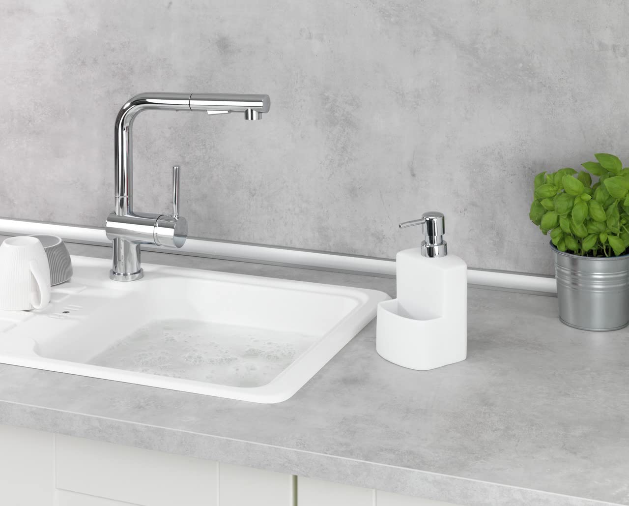Wenko True Colours Festival Dispenser Bianco 380 ml Ceramica