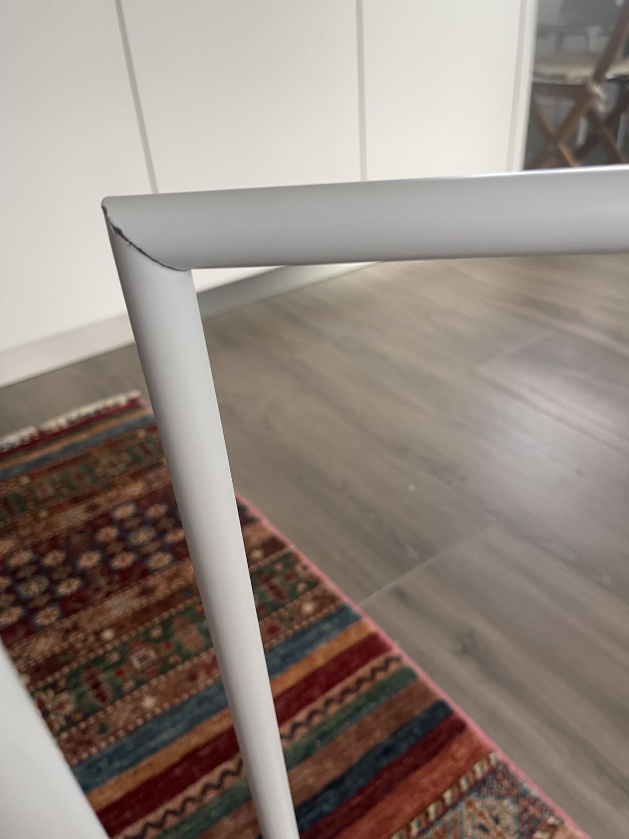 Wenko Hella Portasciugamani 2 Bracci Bianco Acciaio