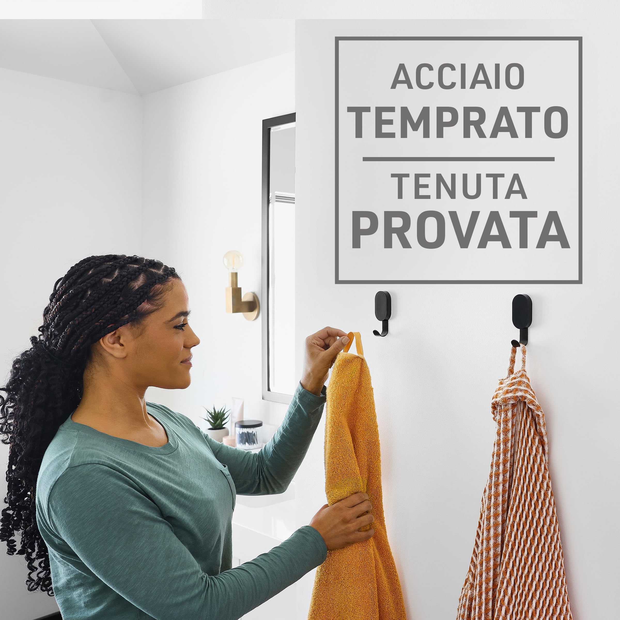 Command 3M Claw ganci cartongesso neri 3 pezzi 7 kg
