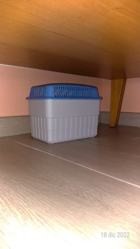 Wenko deumidificatore ricaricabile bianco/grigio 2x1 kg