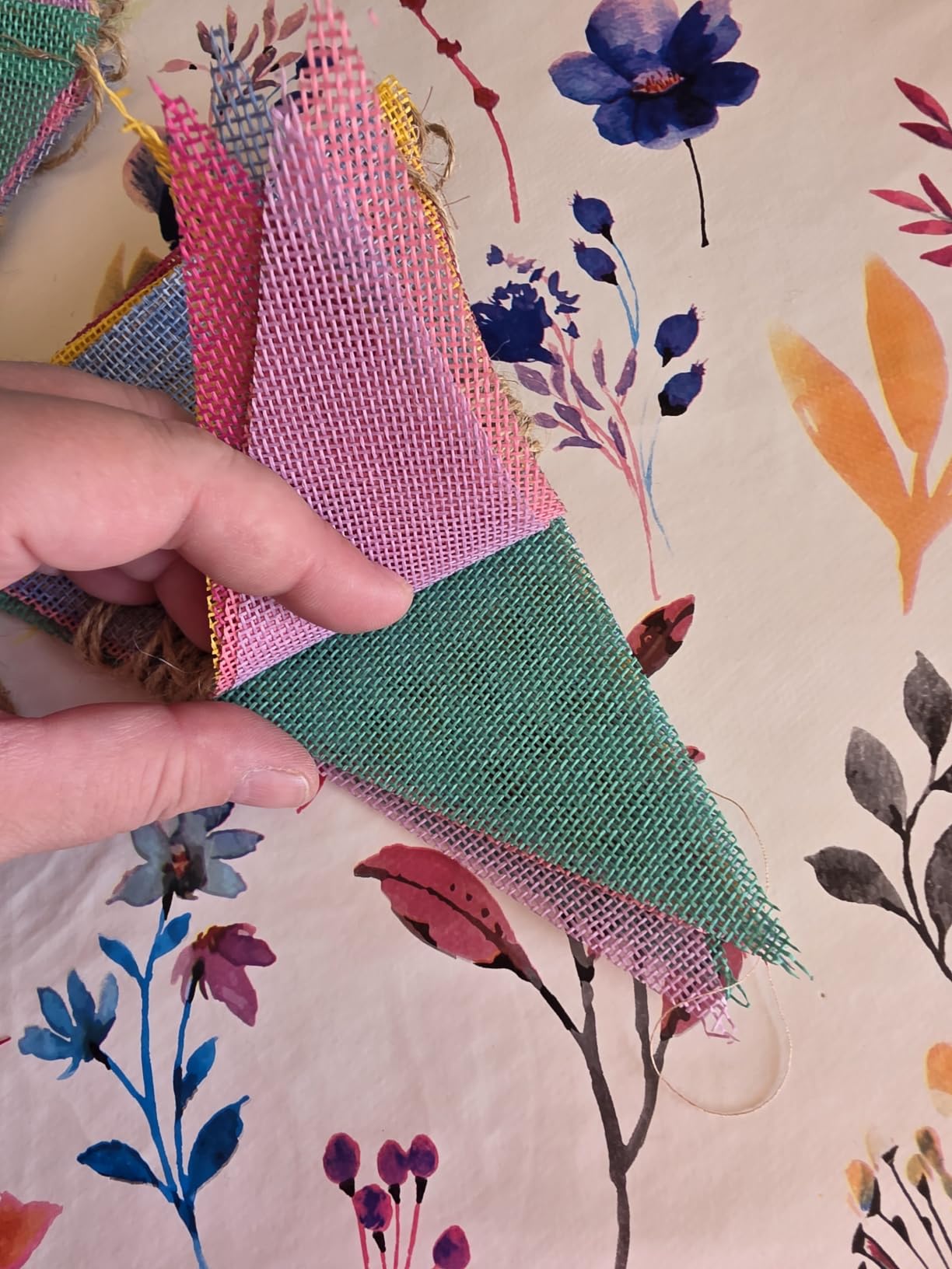 Quelcc Ghirlanda Bandierine 20 m Colorata 5 Pezzi