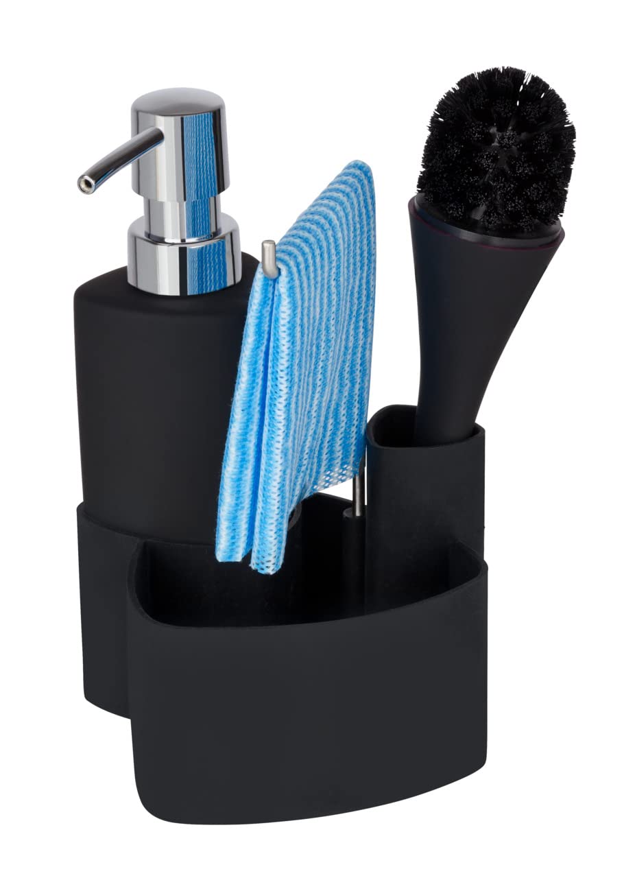 Wenko Empire Set Lavapiatti Ceramica Nero 0,25 l