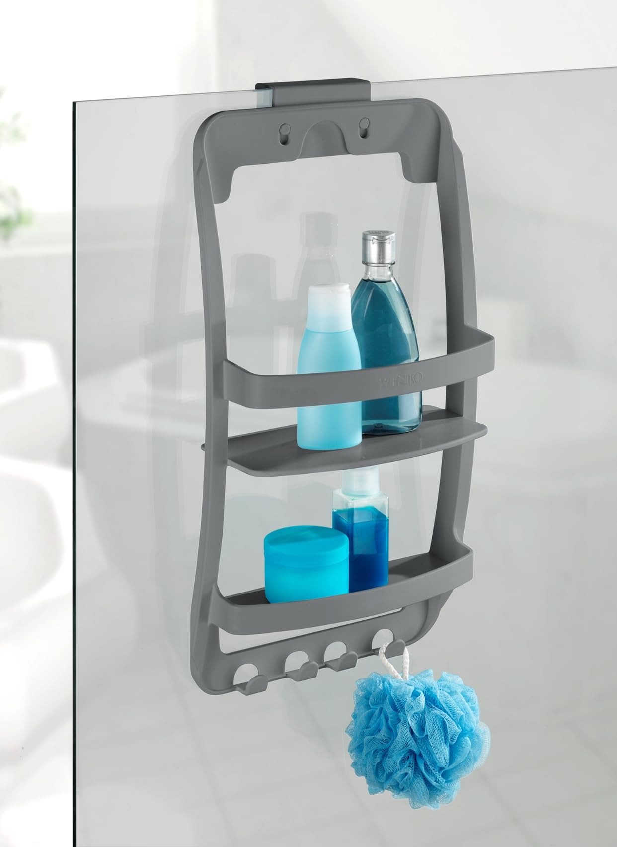 Wenko Universal scaffale bagno 2 piani antracite