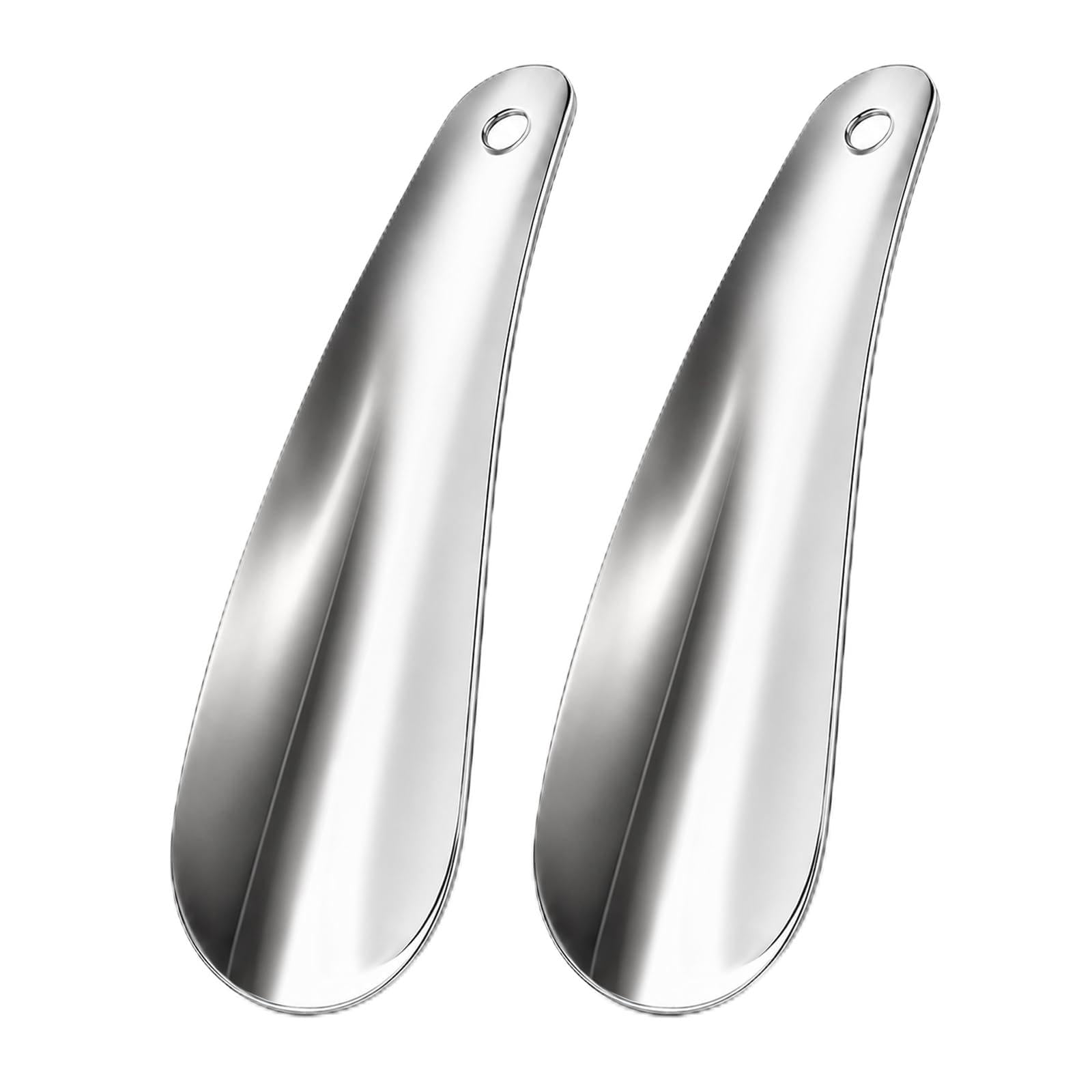 Quelcc calzascarpe metallo 16 cm 2 pezzi universale