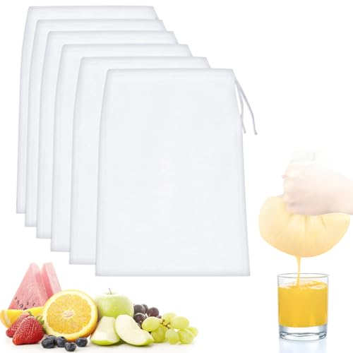 Quelcc Sacchetti Filtro Nylon 20x30 cm 6 Pezzi