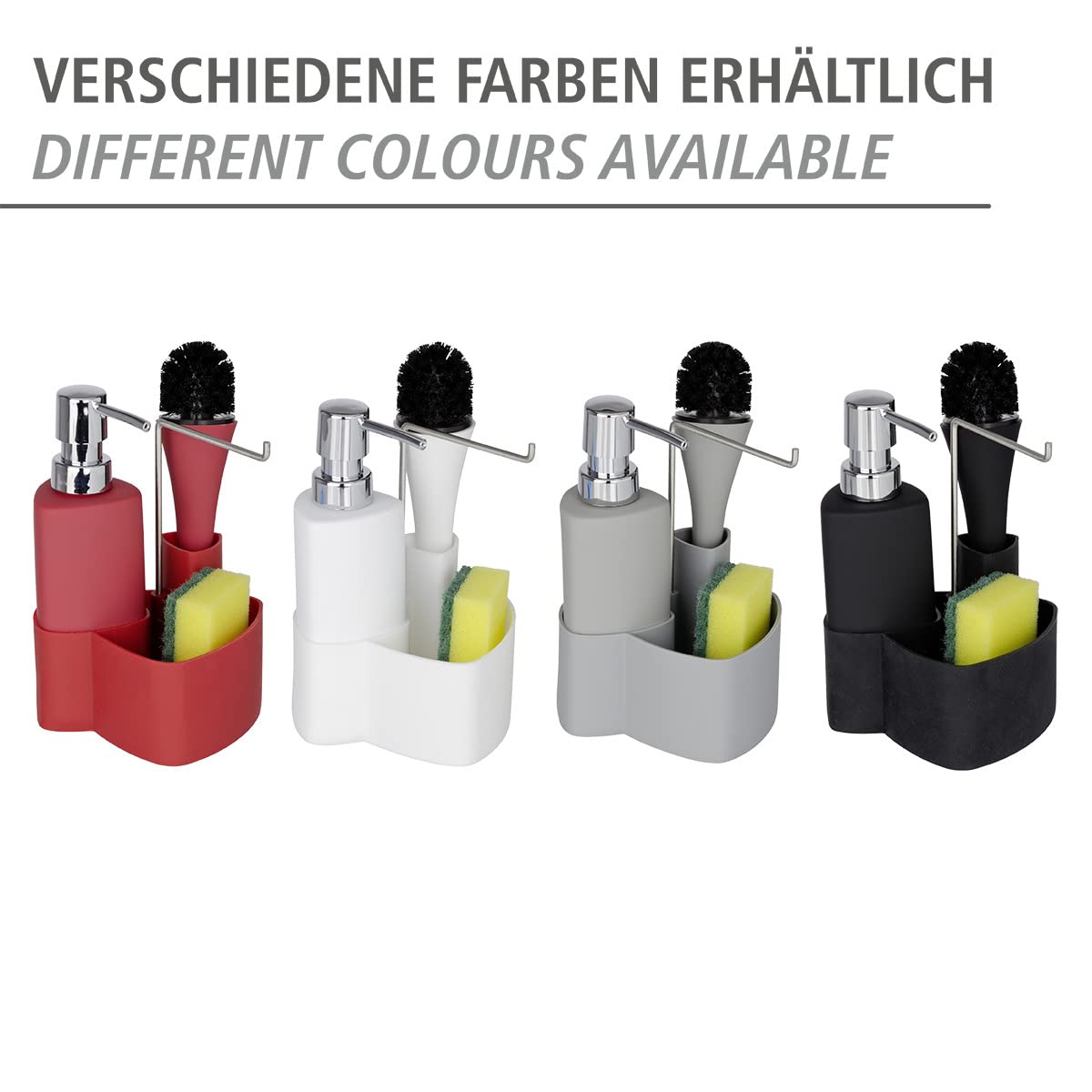 Wenko Empire Set Lavapiatti Ceramica Nero 0,25 l