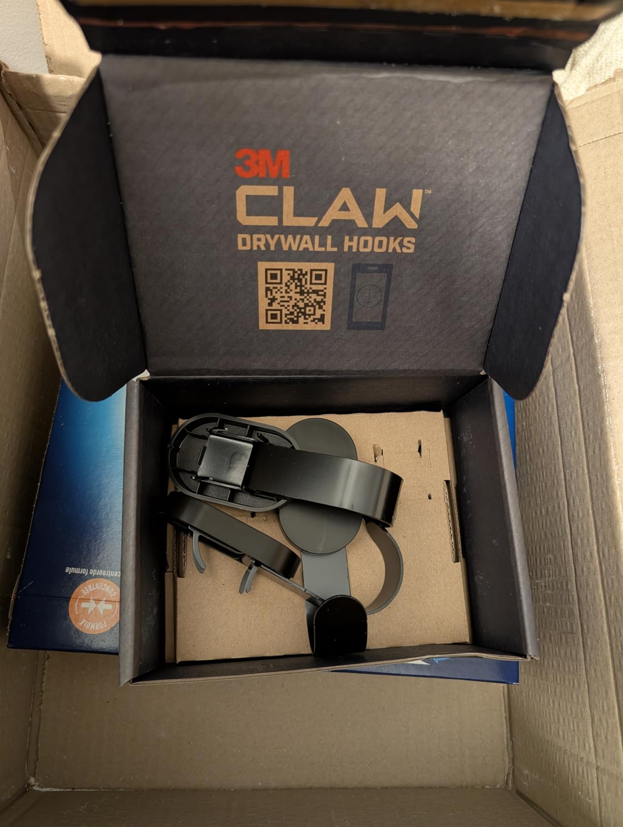 Command 3M Claw Ganci Cartongesso 7 kg 3 Pezzi Neri