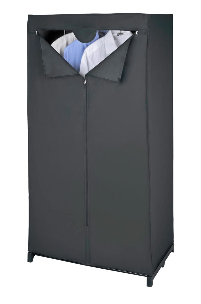 Wenko Deep Black armadio nero 75x150x50 cm PEVA