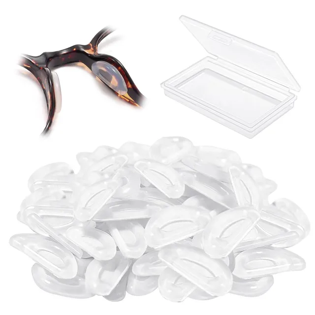 Quelcc Naselli Occhiali Silicone Trasparenti 20 Paia