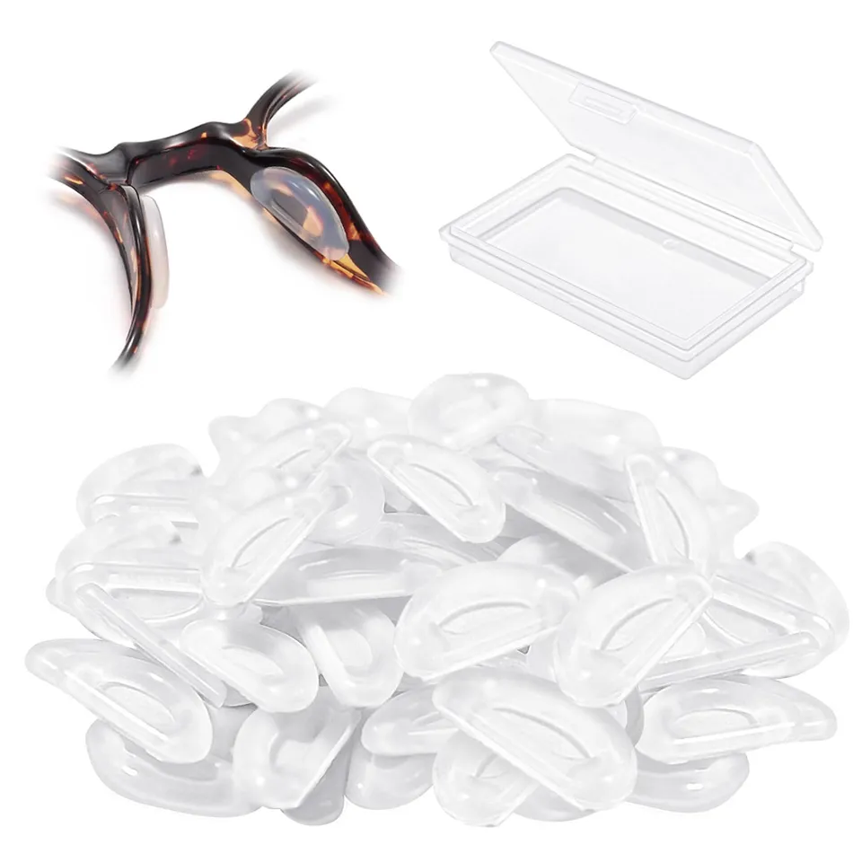 Quelcc Naselli Occhiali Silicone Trasparenti 20 Paia