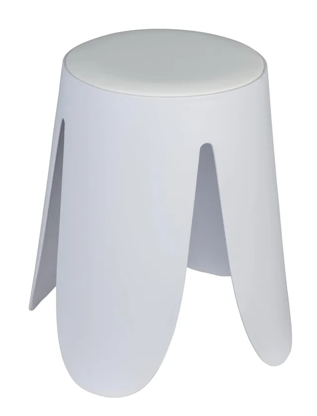 Wenko Comiso sgabello bagno bianco imbottito 180 kg