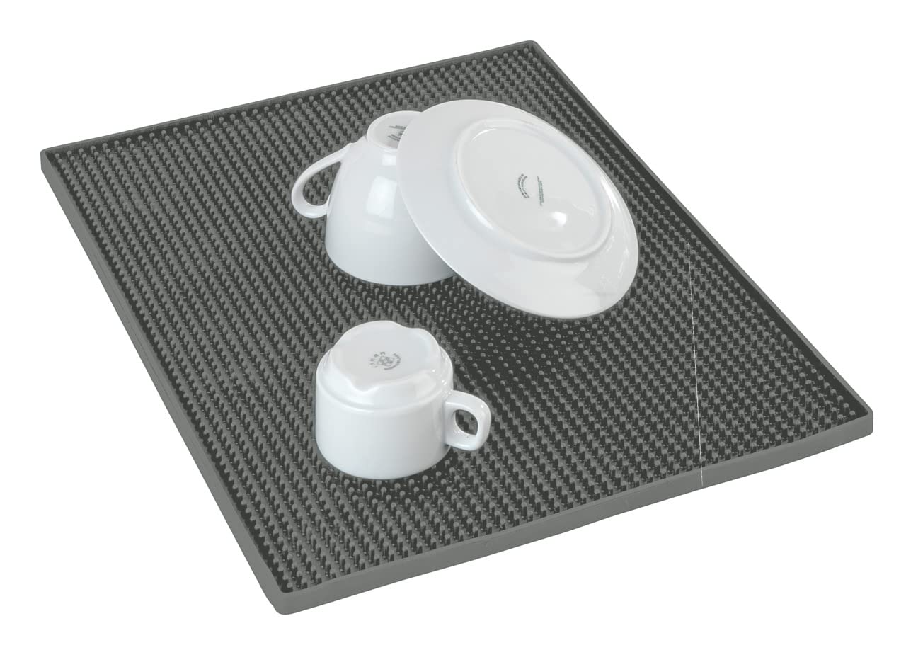 Wenko Maxi tappetino scolapiatti nero 40x30 cm antigraffio