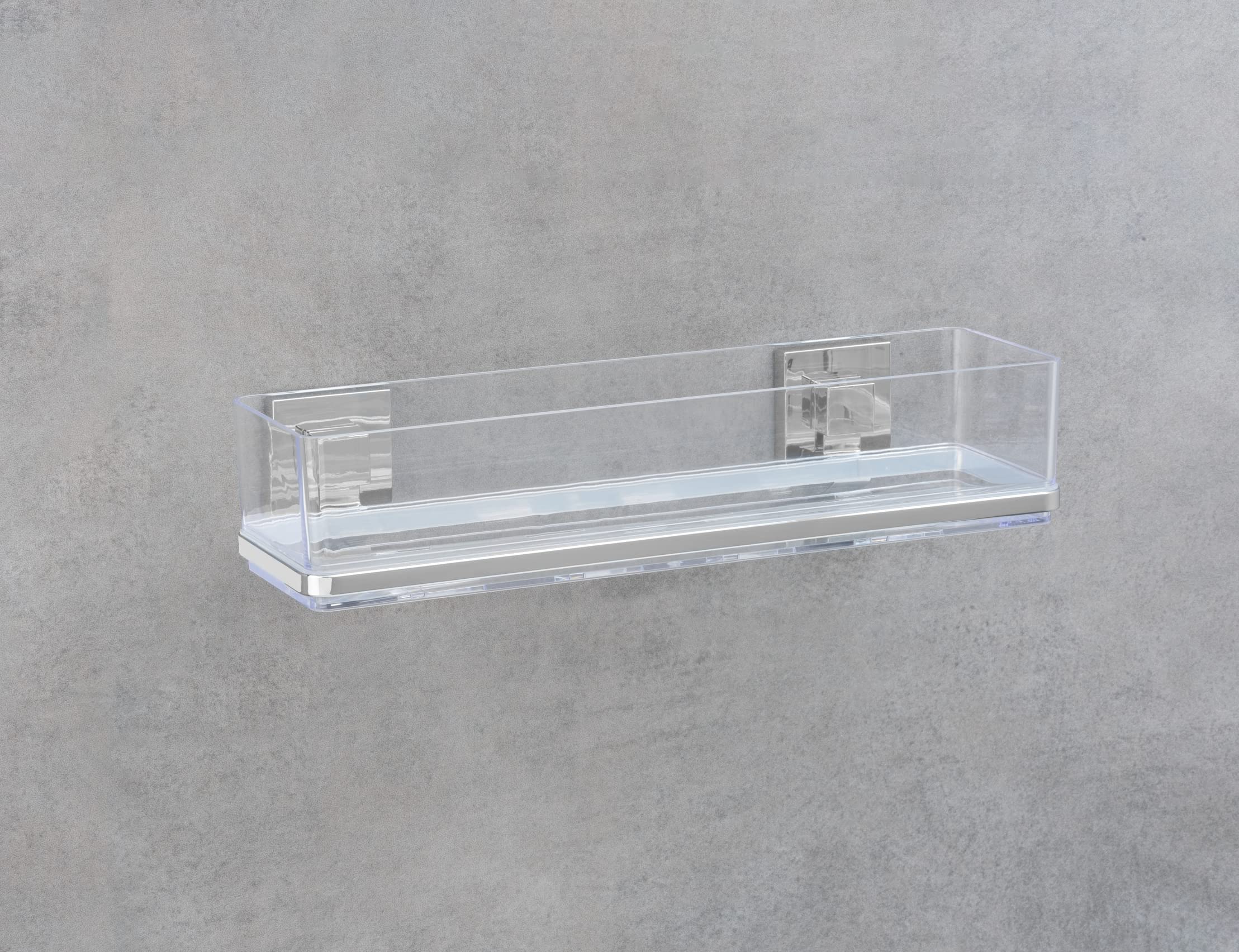 Wenko Vacuum-Loc Quadro mensola bagno inox 38,5 cm