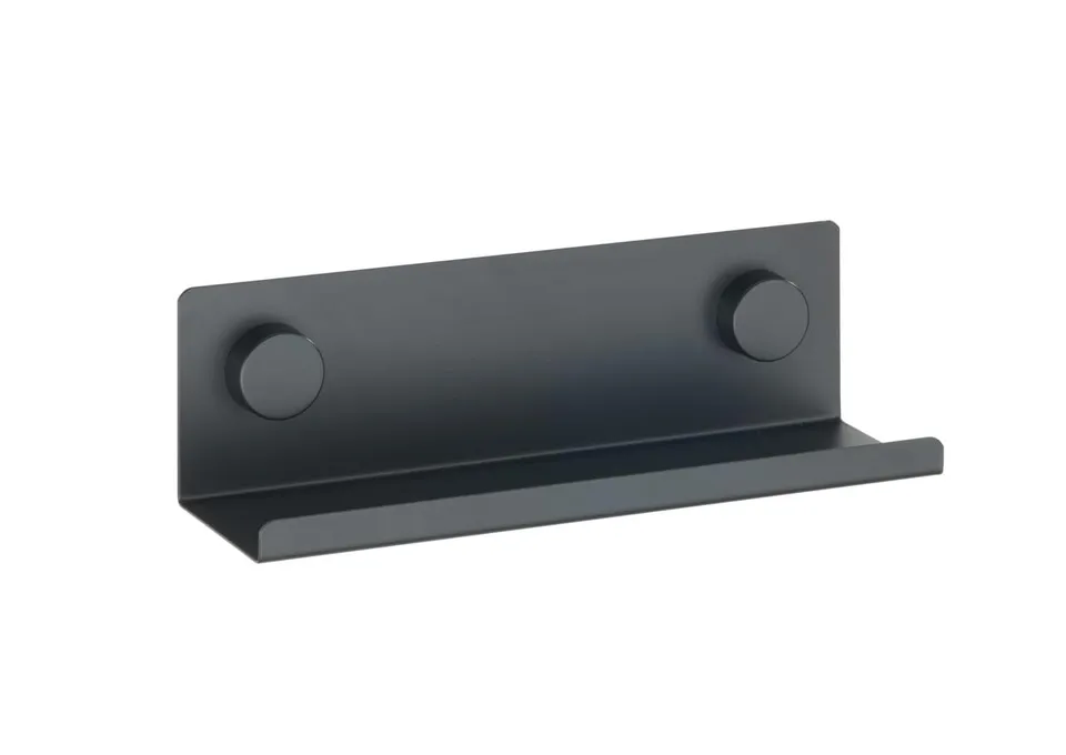 Wenko Jet S Mensola Portaspezie Nero 25 cm senza Forare