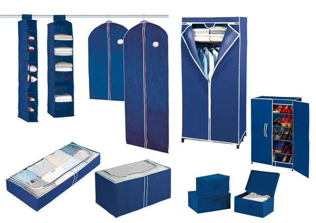 Wenko Jumbo Air Contenitore Sottoletto Blu 91x48x53 cm