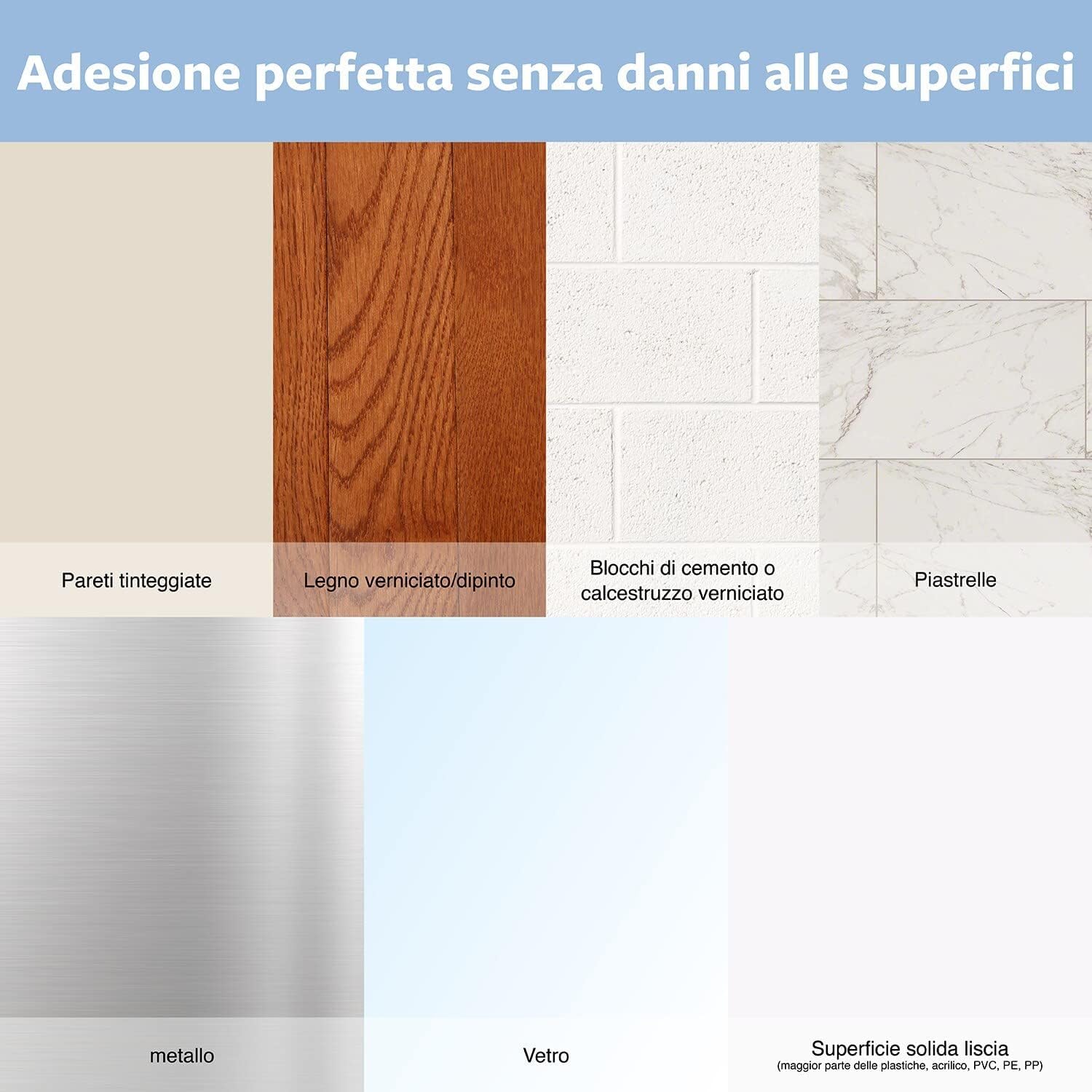 Command Ganci Metallici Medi ganci adesivi 10 pz trasparenti 900 g