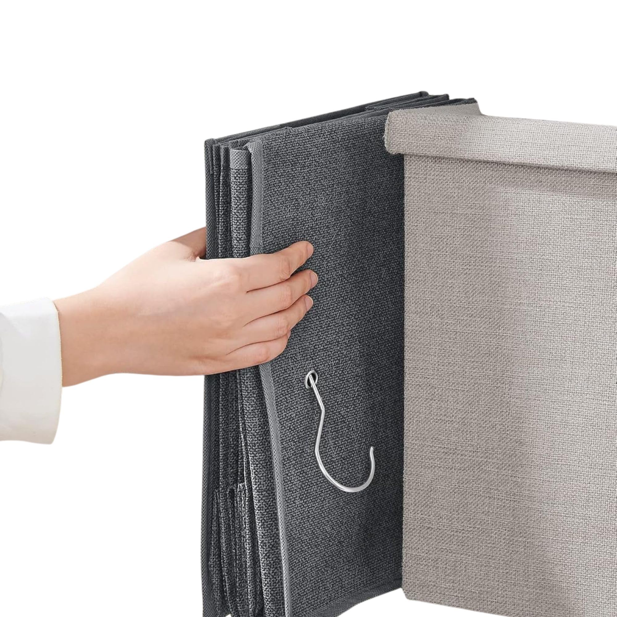 Cecaro Group Organizer Sospeso Grigio 4 Ripiani 30x30x84 cm