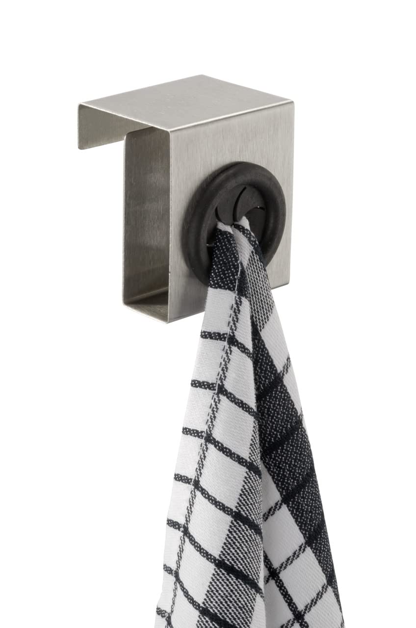 Wenko Black Outdoor Kitchen Push gancio nero
