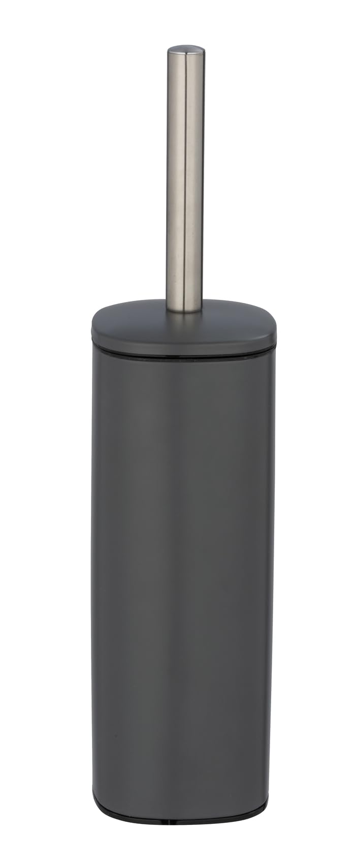 Wenko Alassio set WC portascopino nero opaco acciaio inox