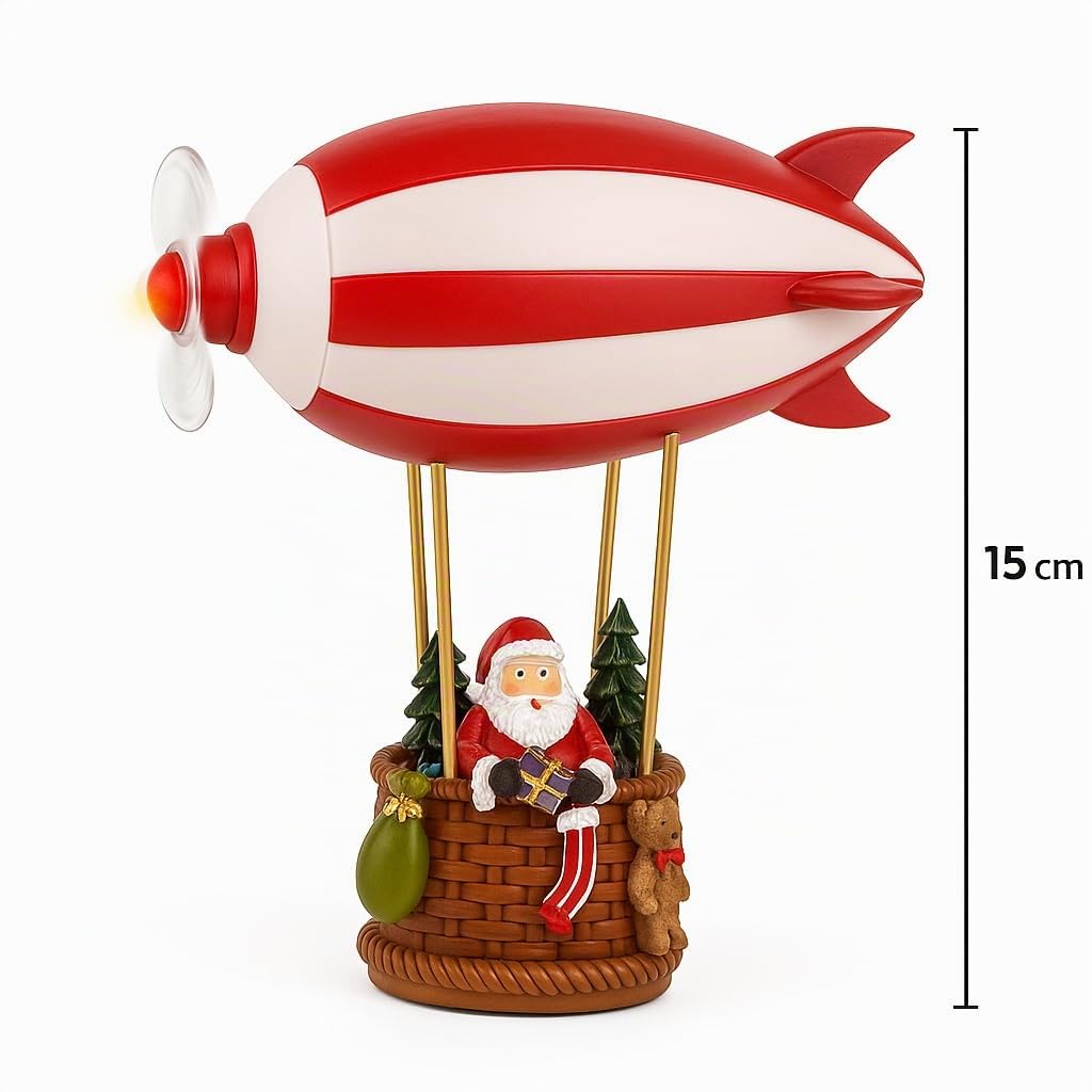 Cecaro Group Mongolfiera Natalizia decorazione luminosa 15 cm