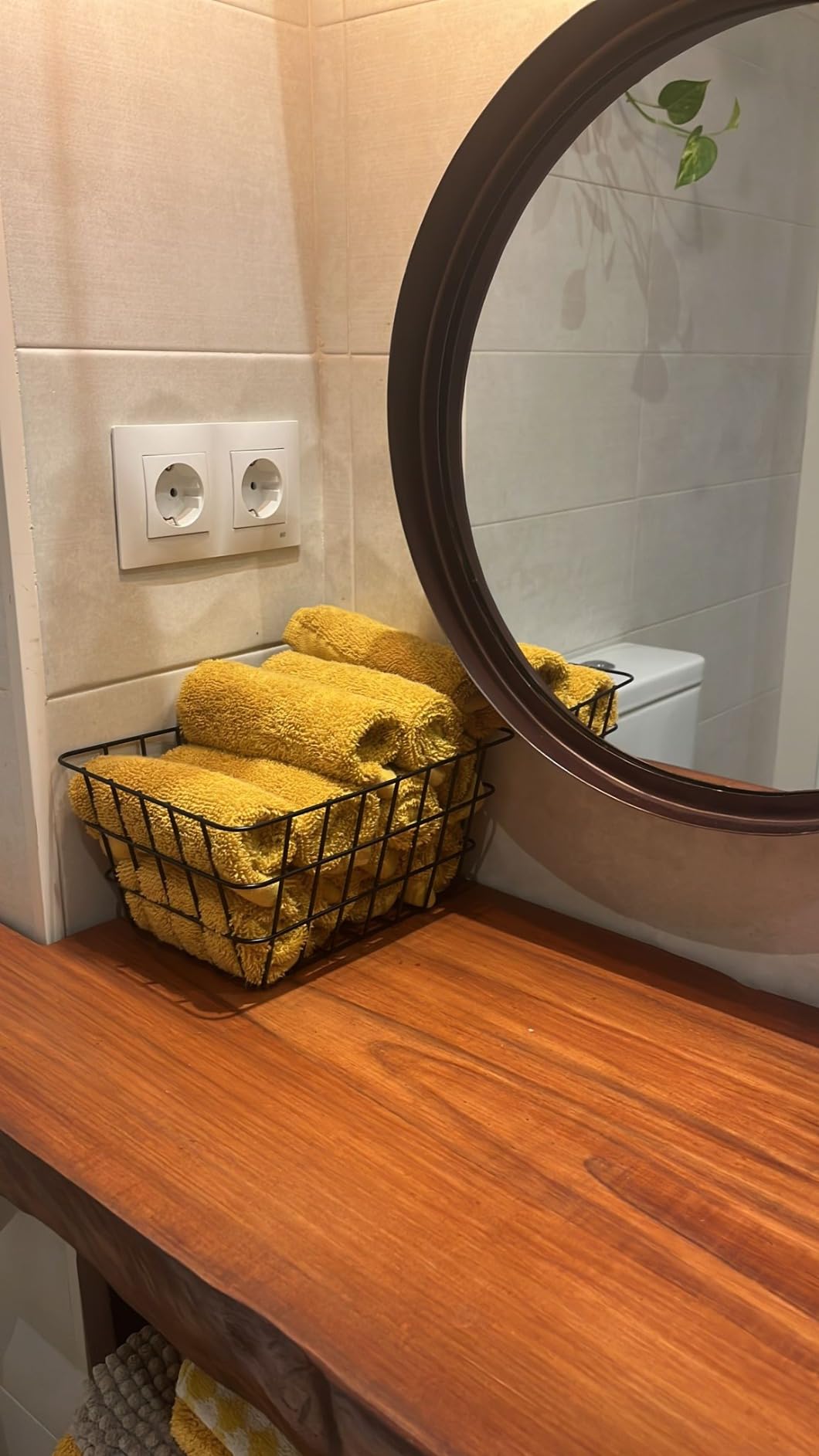 Wenko Soria cestino bagno nero 18x25x12 metallo