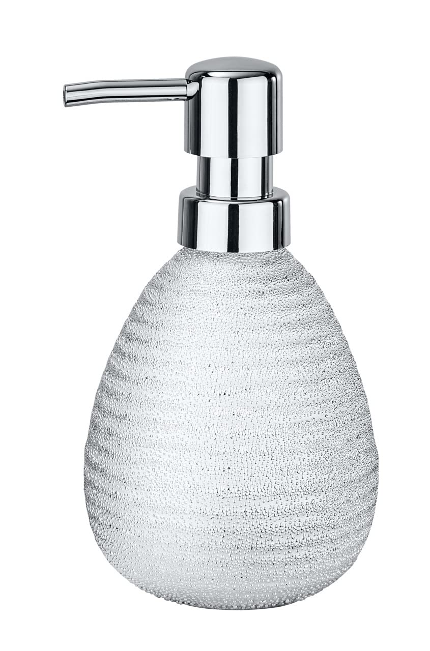 Wenko Polaris dosatore sapone ceramica bianco opaco 390 ml