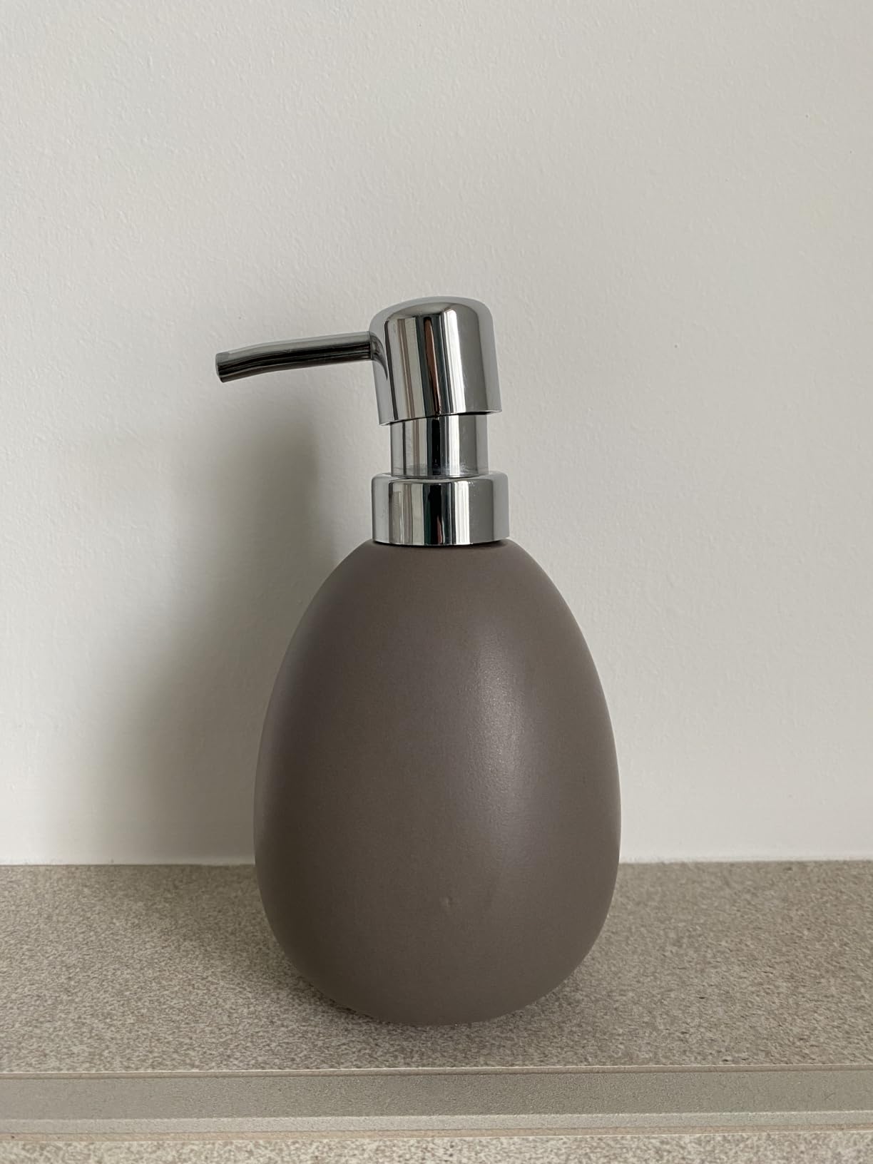 Wenko Polaris dosatore sapone ceramica bianco opaco 390 ml