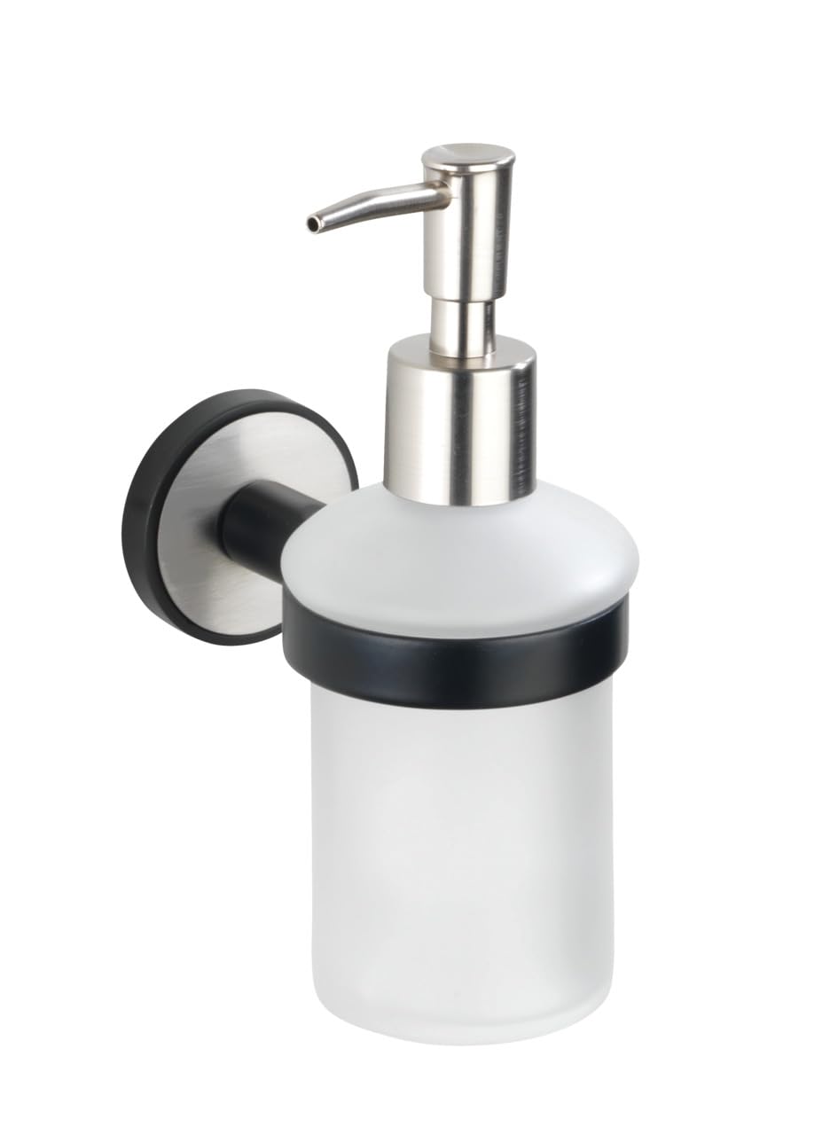 Wenko Udine 25010100 dispenser sapone parete nero 200 ml