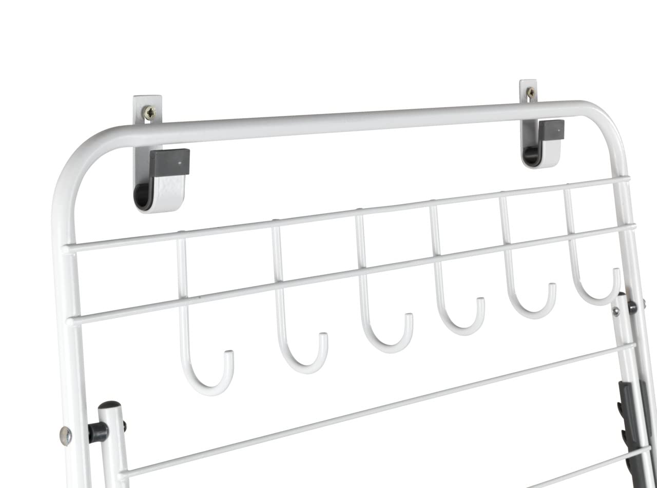 Wenko stendibiancheria per porta 51x142 cm con 6 ganci pieghevole