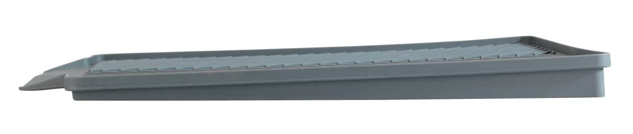 Wenko Linea Tappetino Scolapiatti Grigio 40x30 cm TPR