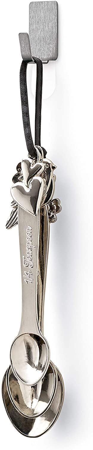 Command Ganci Metallici Piccoli gancio adesivo 4 pezzi acciaio