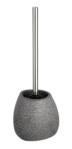 Wenko Pion scopino WC ceramica grigio effetto pietra
