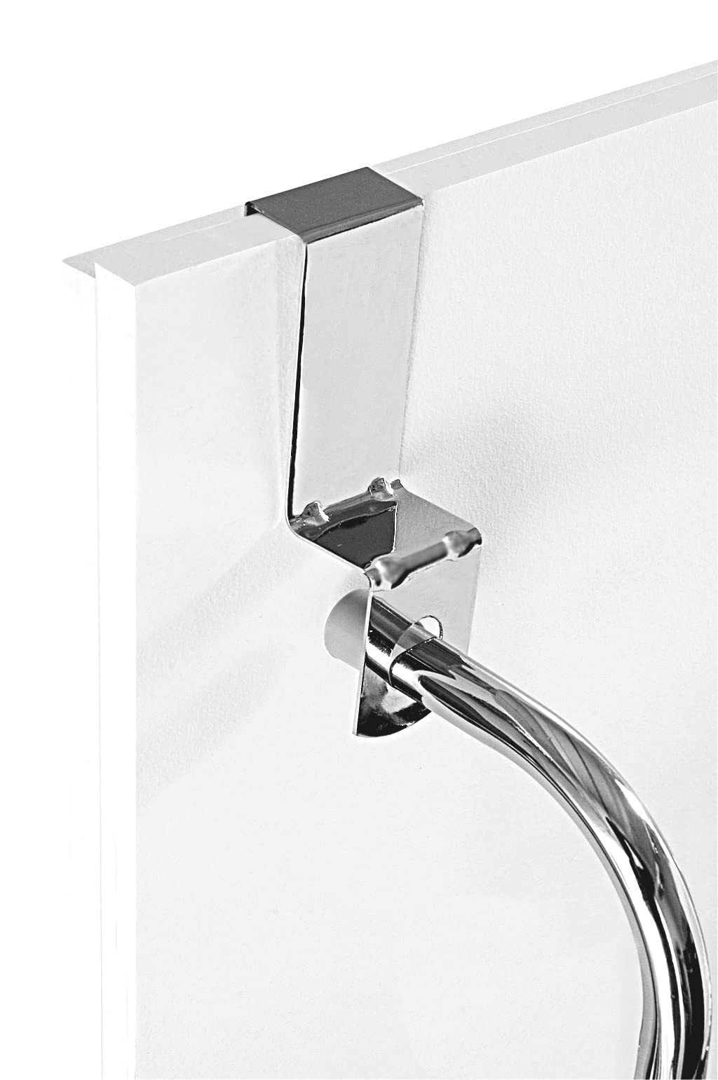 Wenko 4340030100 scarpiera da porta 18 paia argento