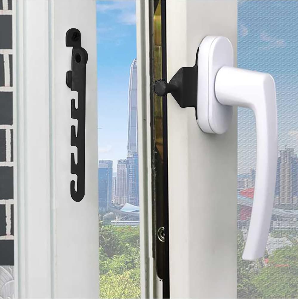 Lxoraziy Ferma Finestra Limitatore Nero 1 Pezzo 165 mm