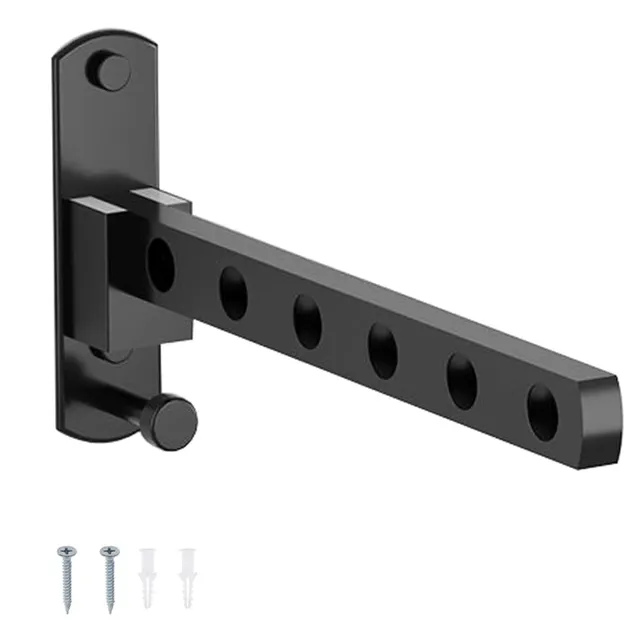 Lxoraziy Pieghevole 90° appendiabiti parete acciaio 25 cm