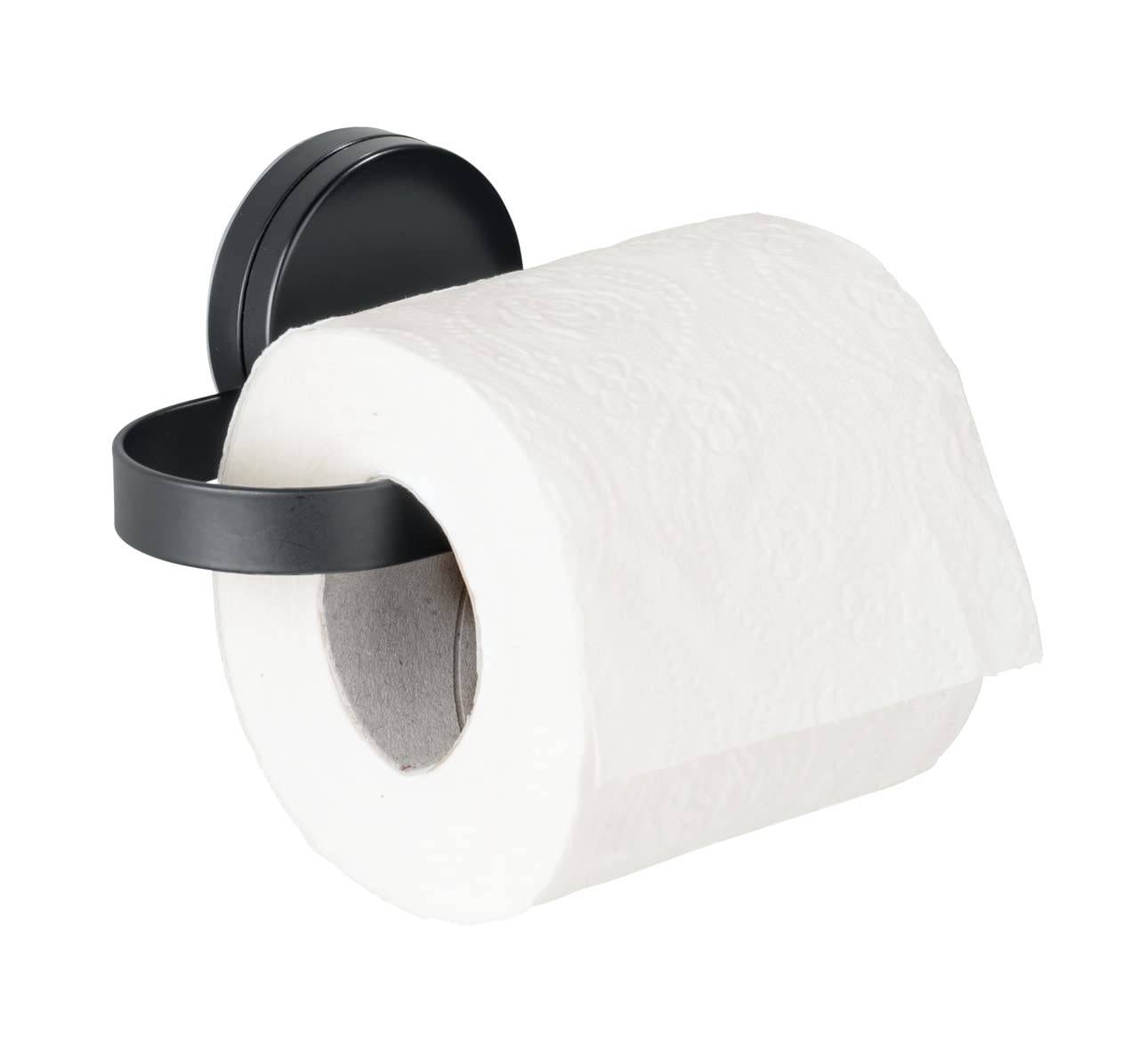 Wenko Pavia Static-Loc Plus portarotolo nero senza forare