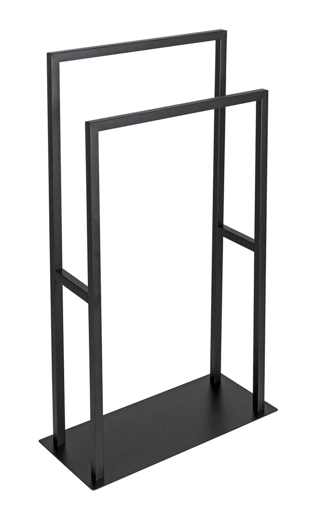 Wenko Rivaltana Portasciugamani Nero Opaco 46x80x20 cm