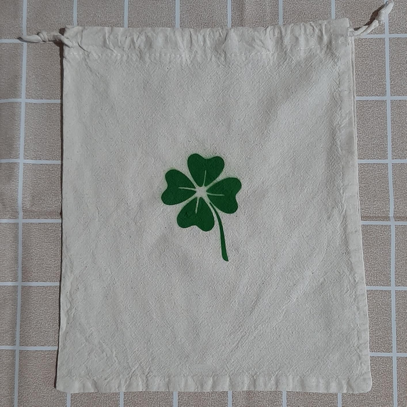 Quelcc Stoffa Sacchetti Cotone 25x30 cm Set 8 Pezzi Naturali