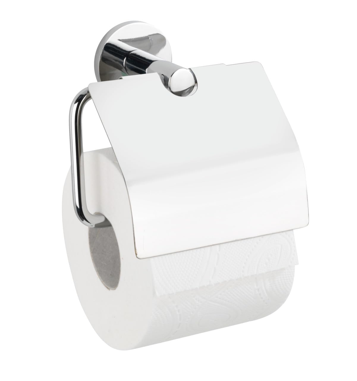 Wenko Isera UV-oc portarotolo cromato con coperchio
