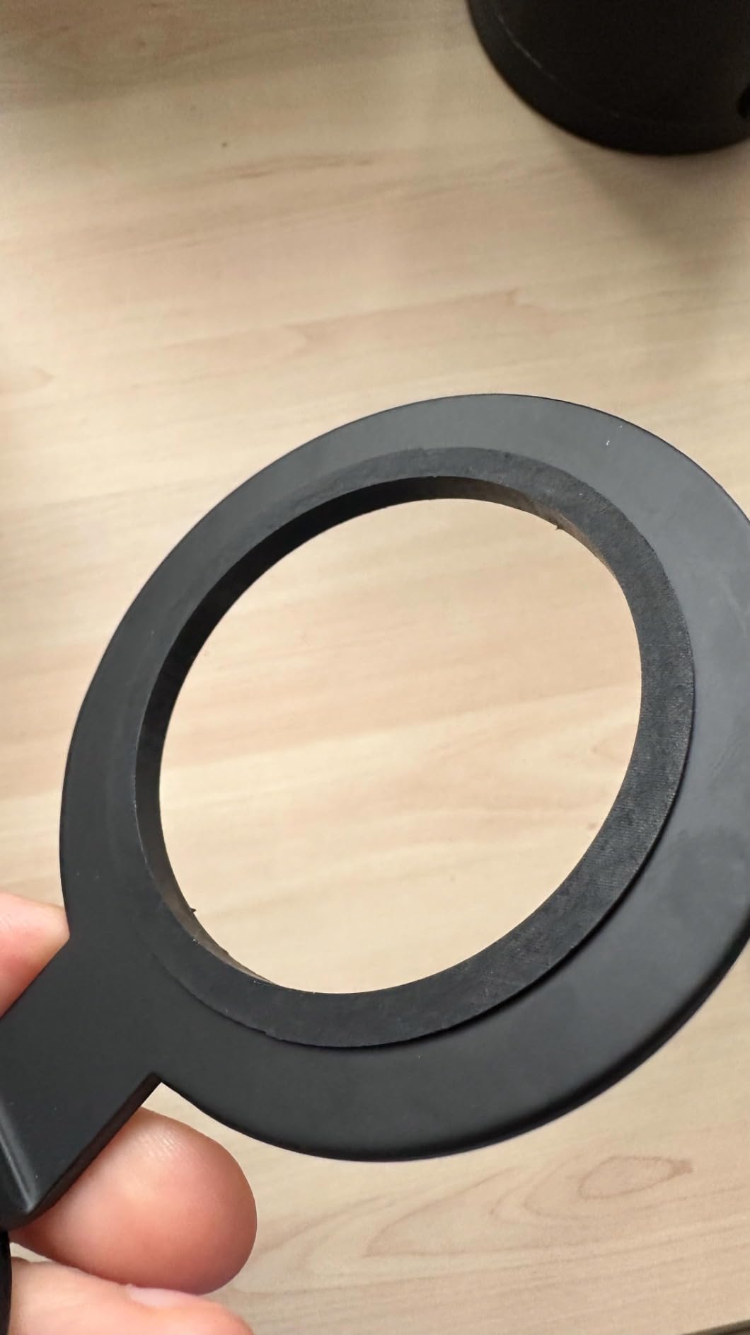 Wenko Bivio Black portaspazzolini da parete nero vetro satinato