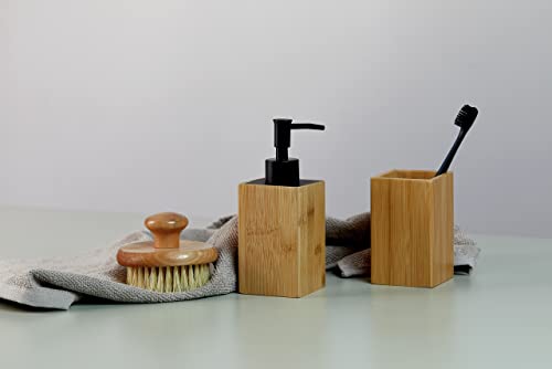 Wenko Padua Dispenser Sapone Bambù 210 ml