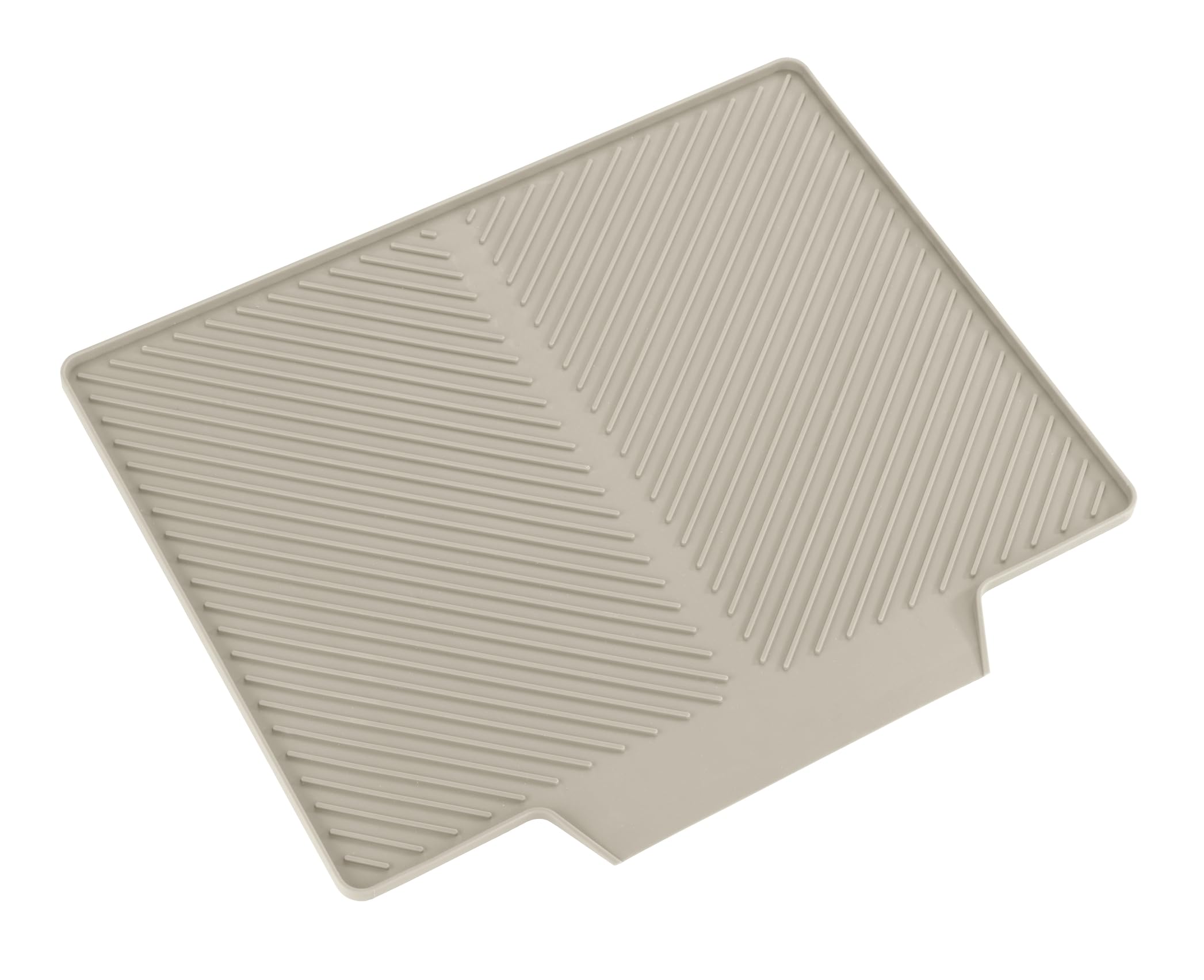Wenko Nelia Tappetino Scolapiatti Beige 34x40 cm Scanalato