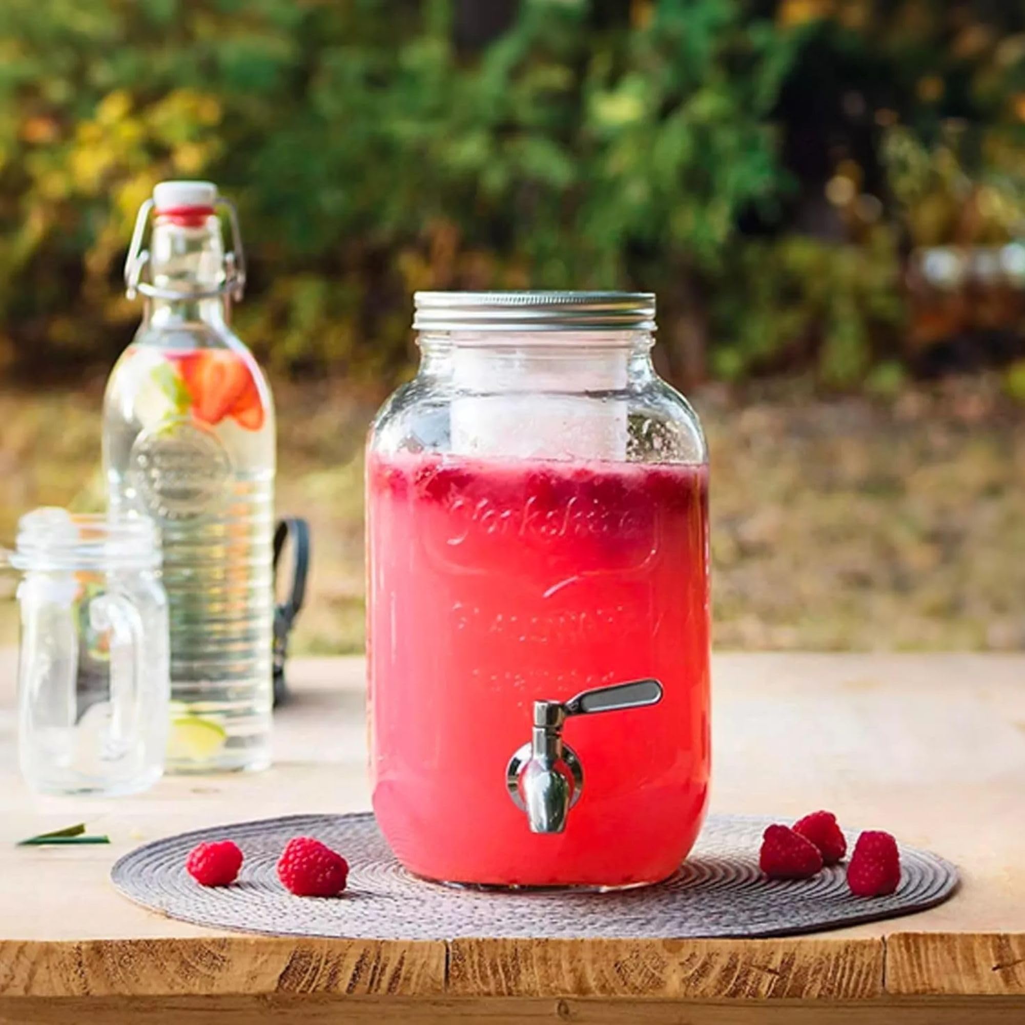 Cecaro Group dispenser vetro 3,5L rubinetto bevande fredde