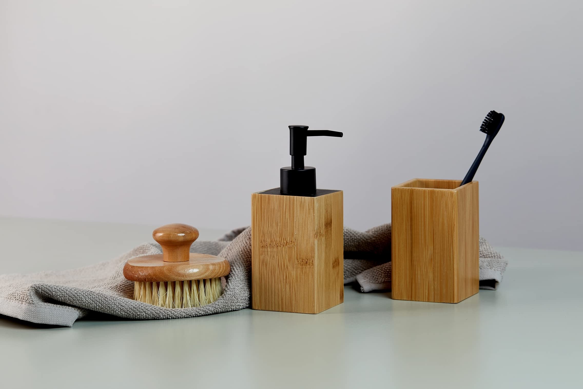 WENKO Padua 23983100 portaspazzolini bambu