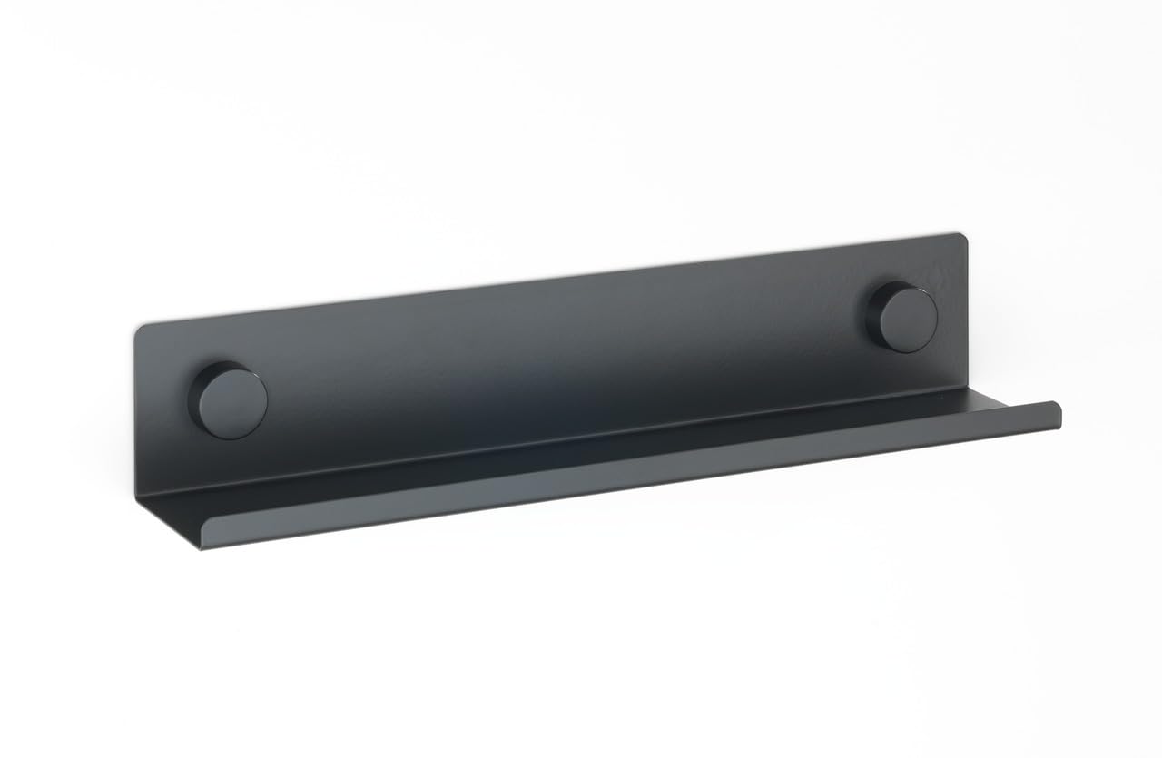 WENKO Jet M mensola portaspezie nero metallo 40 cm