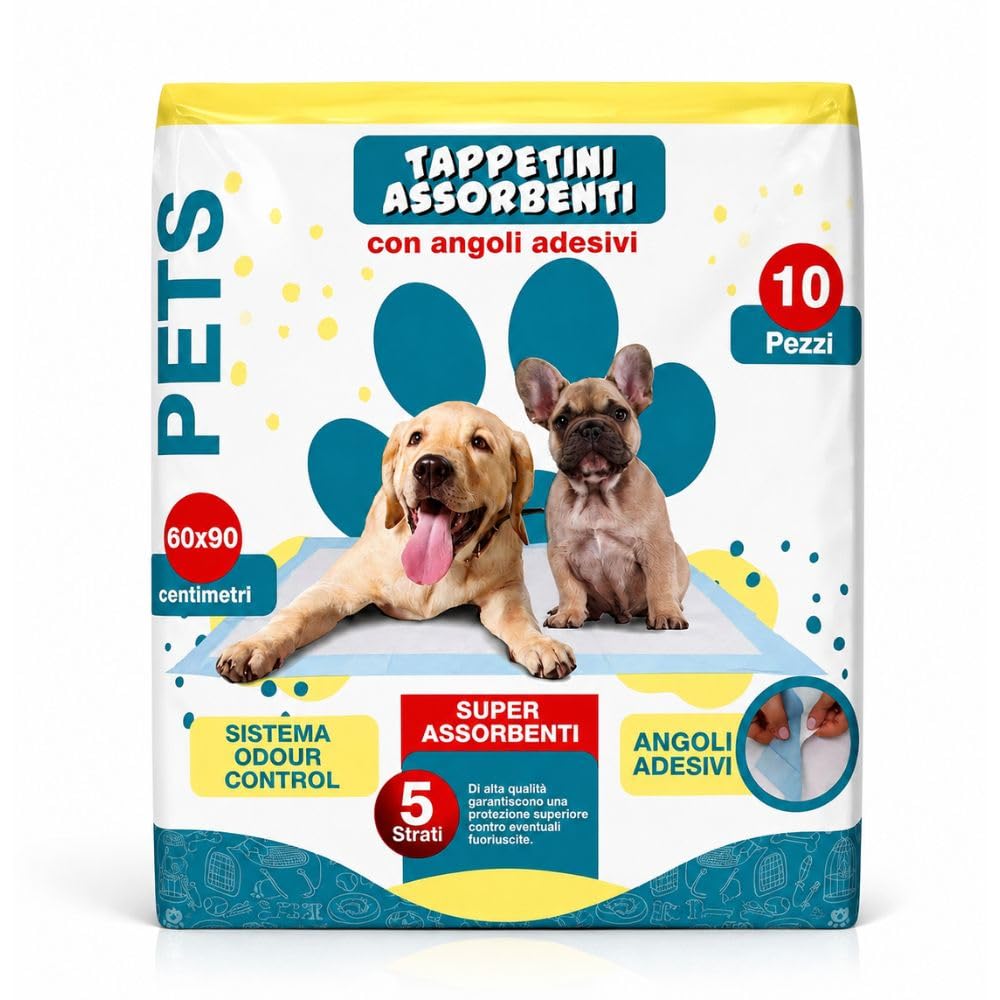 Cecaro Group Traversine Cani 60x90 cm 10 pz assorbenti