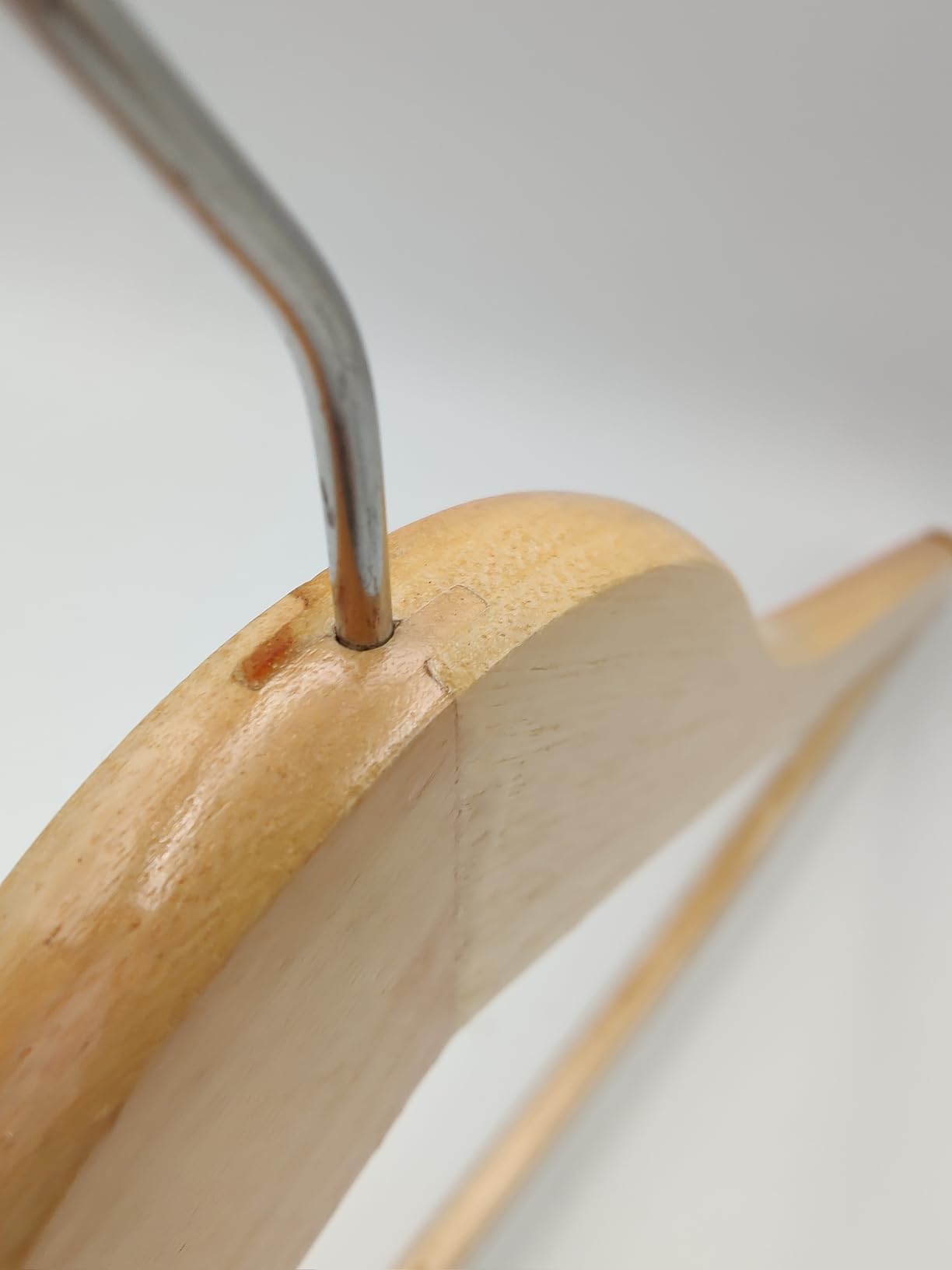 Wenko Eco Grucce Legno Naturale 45 cm 24 Pezzi salvaspazio