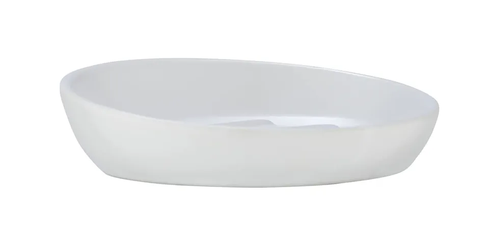 Wenko Badi Portasapone Ceramica Bianco Ø 11,5 cm